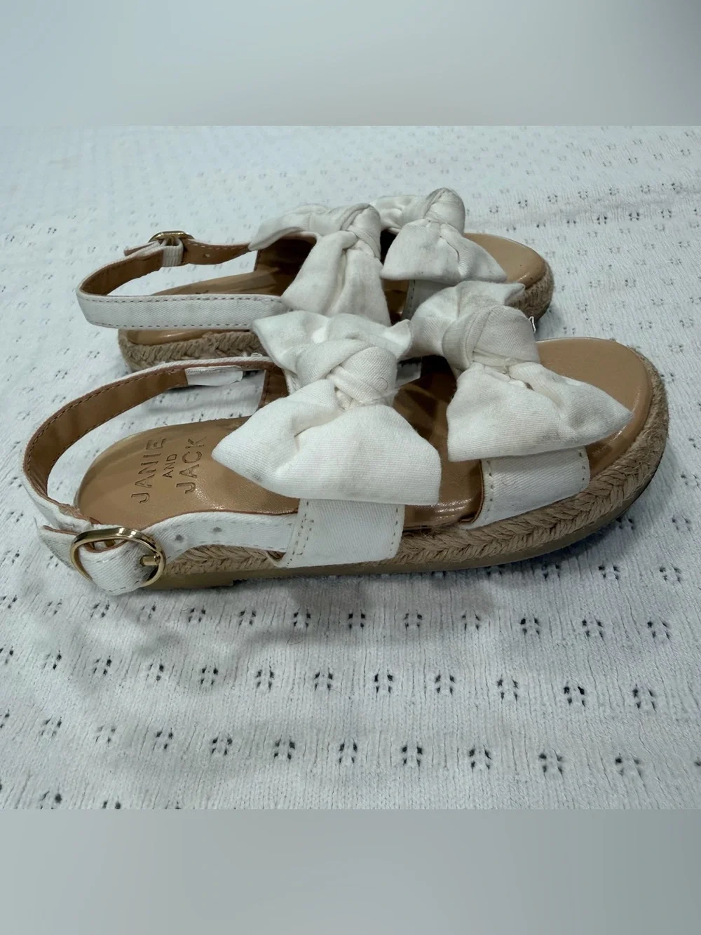 Janie and Jack Bow Espadrille Sandal Sandals